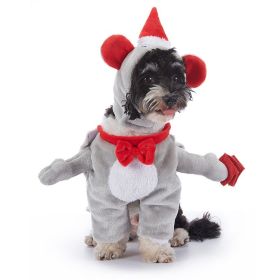 Pet Supplies Wansheng Dog Clothes (Option: PF102 Grizzly Bear Gift-L)